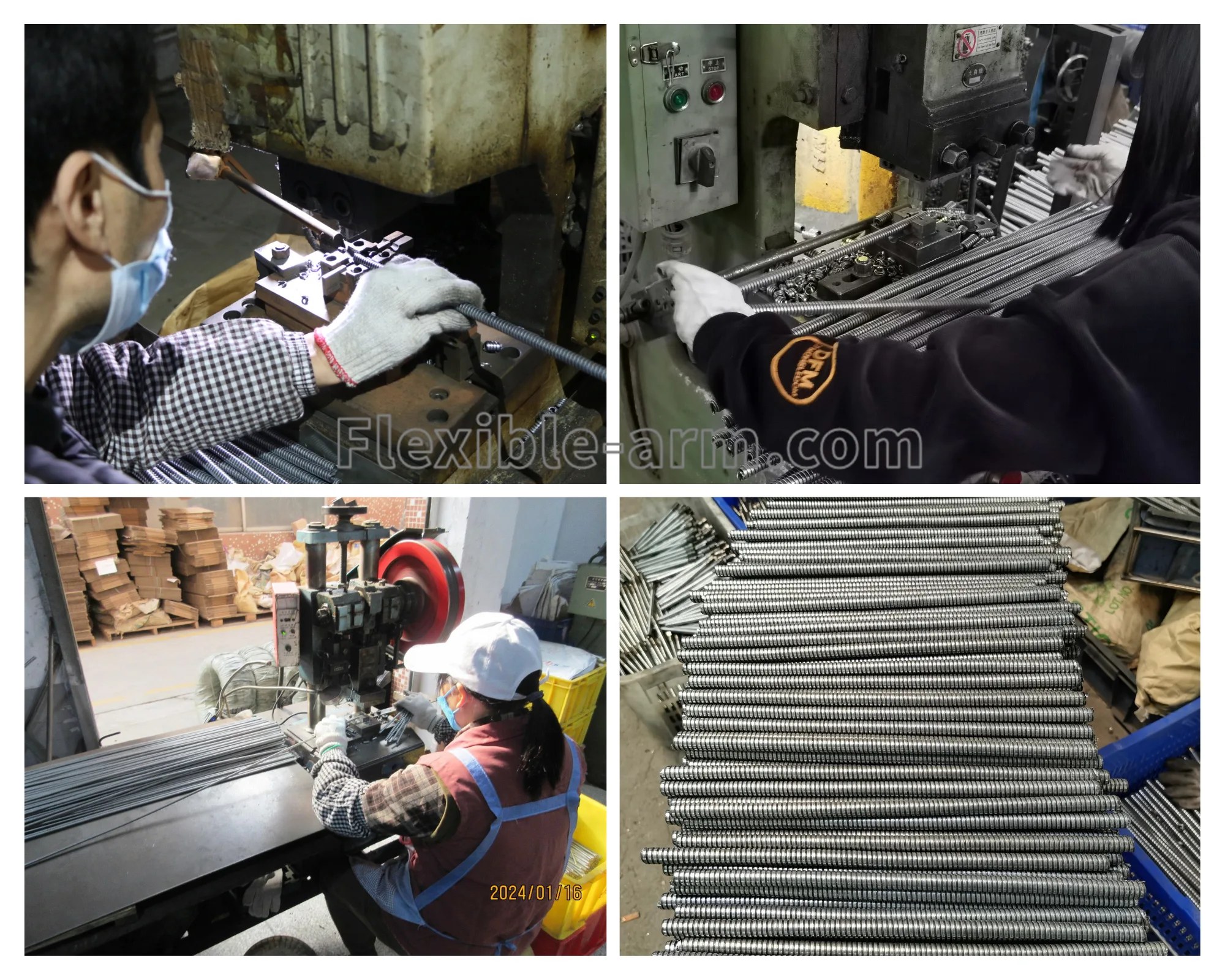 Gooseneck tube precision cutting for custom OEM projects