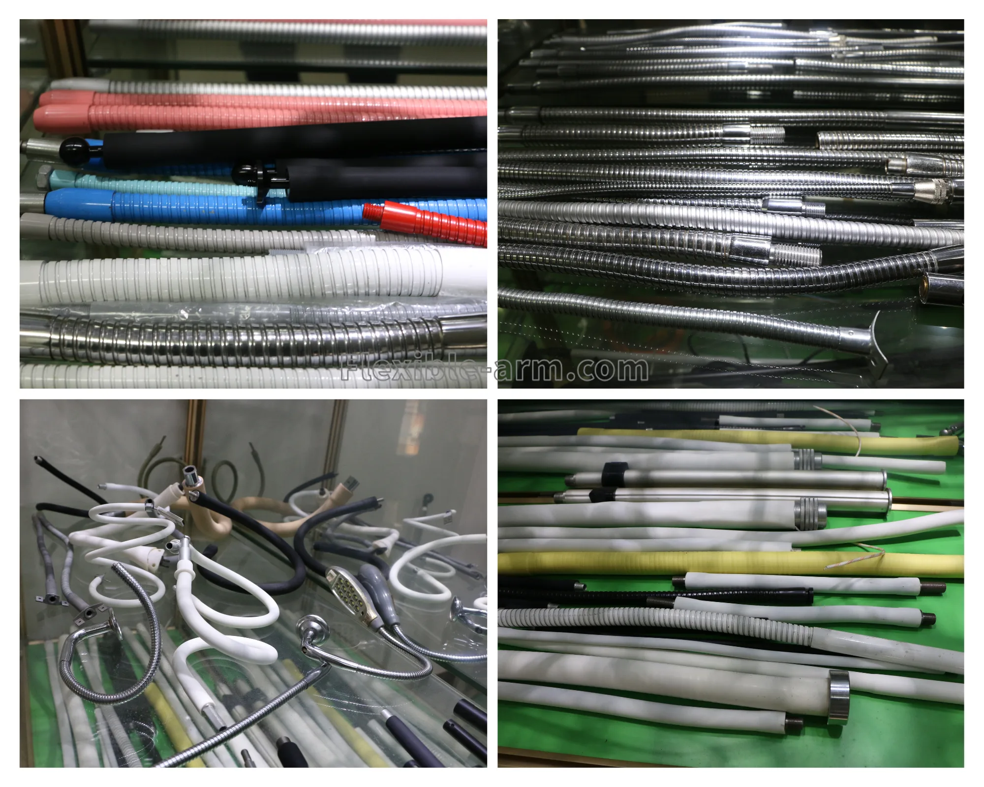 Flexible gooseneck arm with various finishes for custom OEM projects