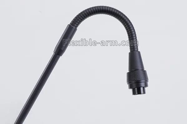Conference microphone gooseneck using Flexible gooseneck arms