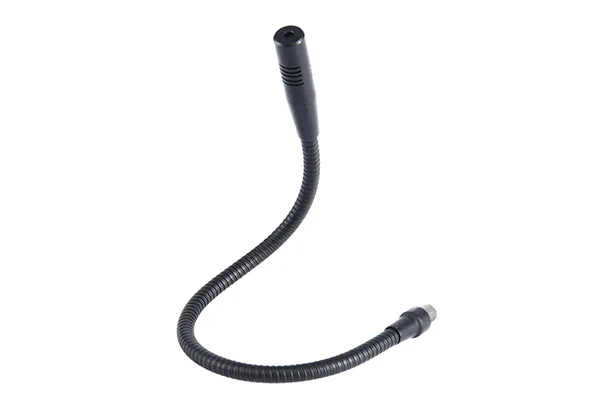 Flexible gooseneck microphone for podcasting and broadcast desks