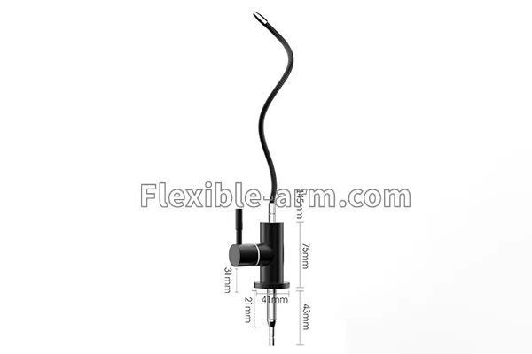 304 Stainless Steel Gooseneck Tubing For Water Filter 6 material and finish detail for custom gooseneck tubing
