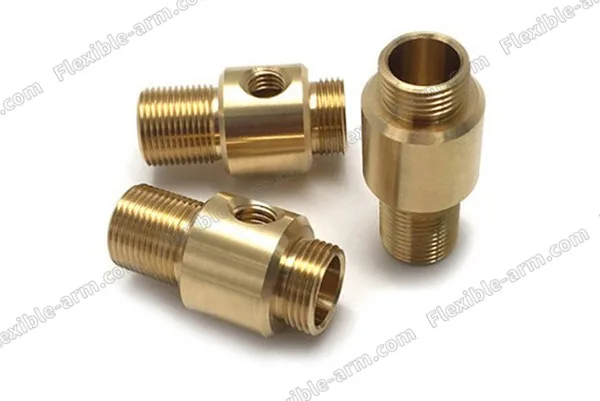 5-axis CNC machined precision brass parts for custom assemblies