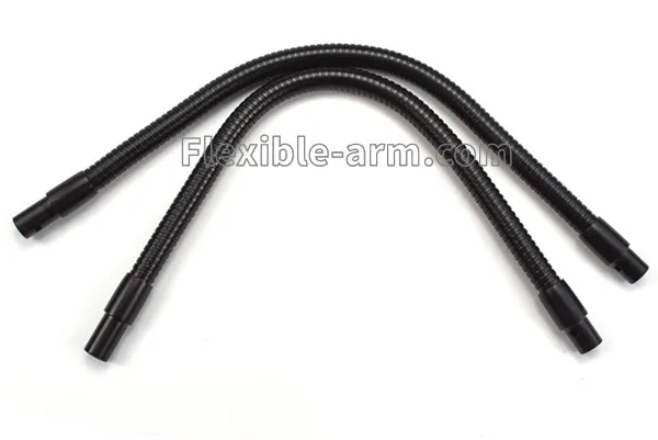 adjustable magnifier stand using black plated flexible gooseneck tubing