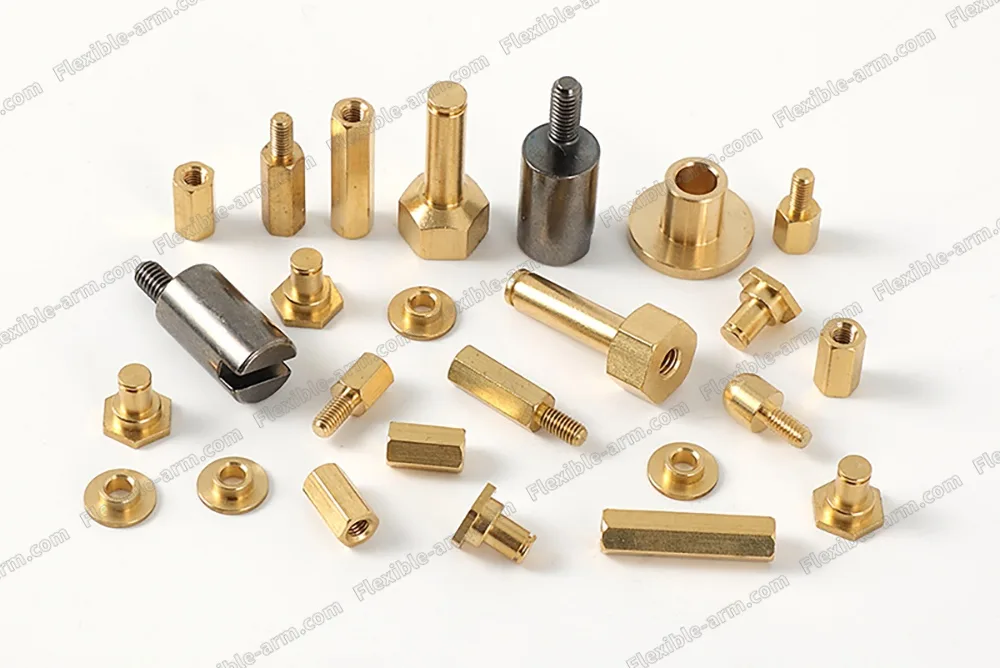 Brass Cnc Machining Turning Parts CNC machined component detail for OEM procurement review