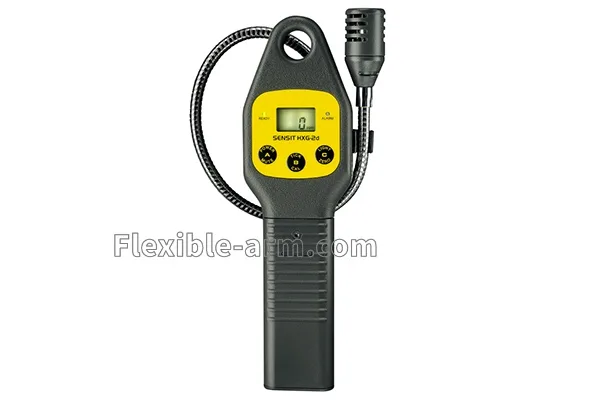 Gas leak sensor with flexible gooseneck probe