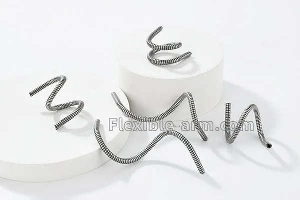 Flexible boom microphone arm for headphone and headset products