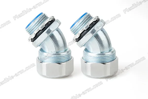 Liquid Tight 45 Degree Connector hardware detail for OEM procurement review