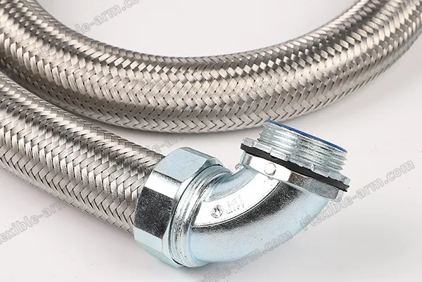 Liquid Tight Metal Flexible Hose With Overbraided product detail for OEM flexible arm and gooseneck tubing review