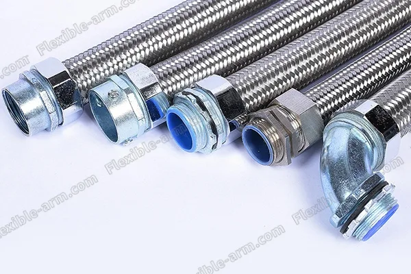 Over Braided Interlocked Metal Liquid Tight Conduit hardware detail for OEM procurement review