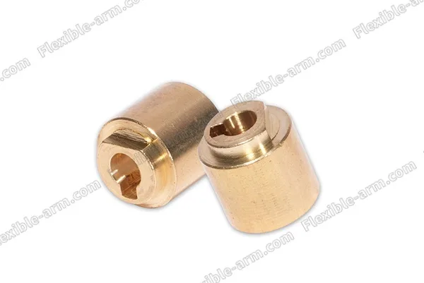 Turning metal precision brass parts for custom assemblies