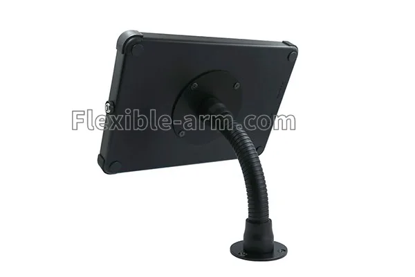 Black flexible gooseneck arm for positioning applications