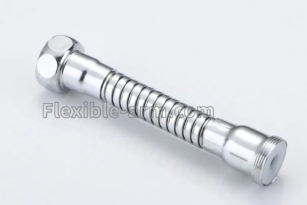 Faucet gooseneck tube for bendable water outlet assemblies