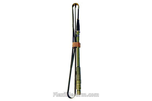 Flexible antenna gooseneck tubing for adjustable communication assemblies