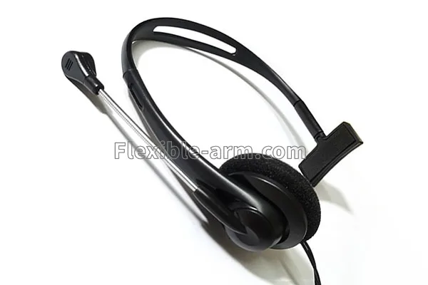 Gooseneck boom for headphone for custom OEM projects