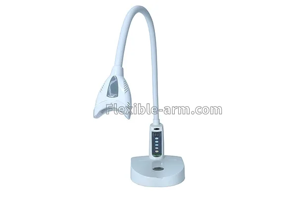 Adjustable gooseneck tubing used in table lamp assemblies