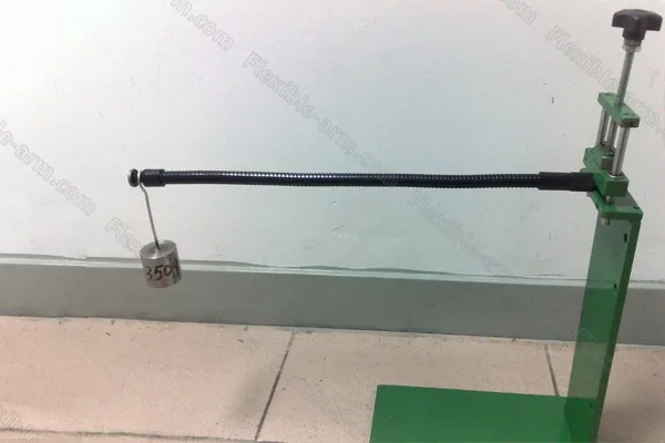 gooseneck tube support weight test