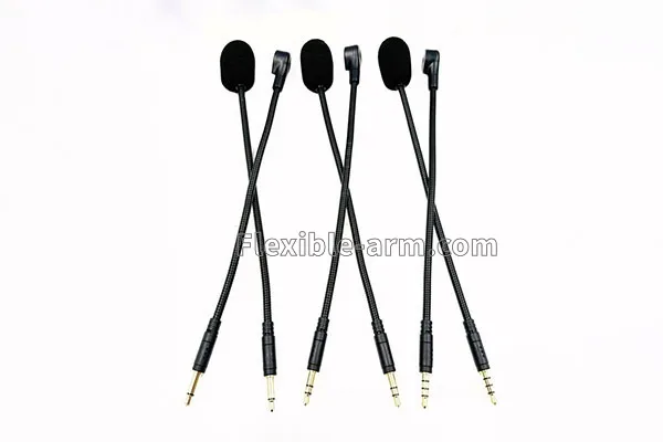 Headphone with gooseneck for custom OEM projects