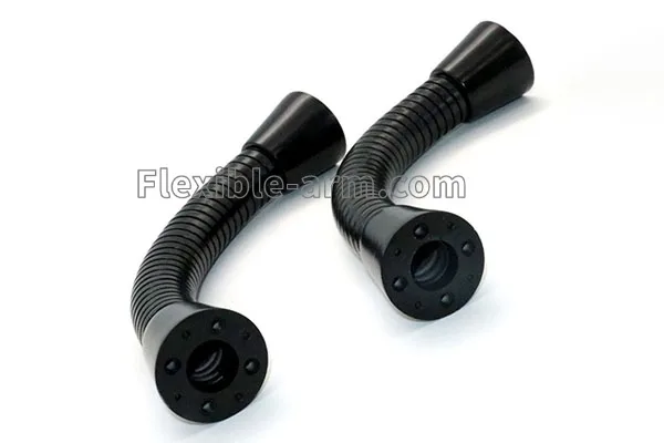 Black gooseneck tubing for tablet and device holder applications