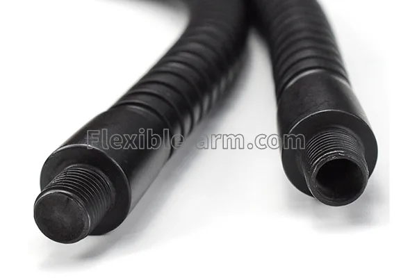 Black plated flexible gooseneck arm for webcam and equipment mounting