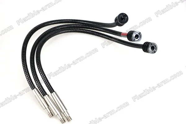 Black Plating Flexible Arm 4 material and finish detail for custom gooseneck tubing