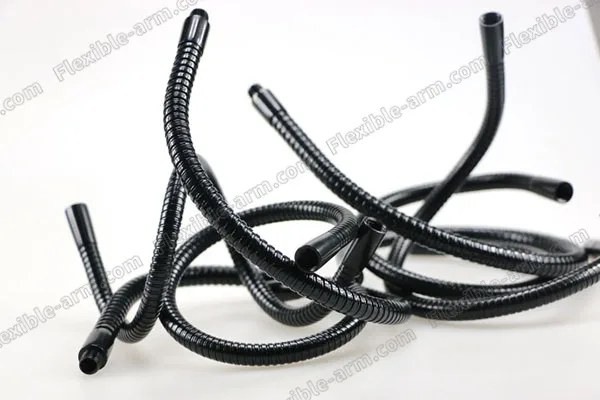 Black Plating Flexible Gooseneck Arm 5 material and finish detail for custom gooseneck tubing