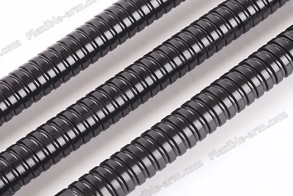 Black Plating Flexible Gooseneck Tubing 5 material and finish detail for custom gooseneck tubing