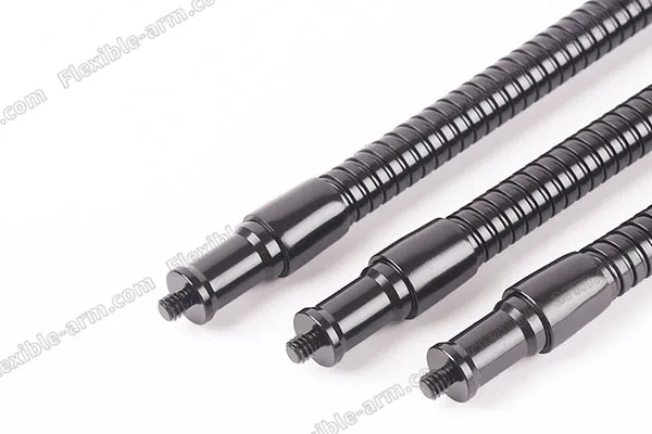 Black plated flexible metal tube for custom OEM projects