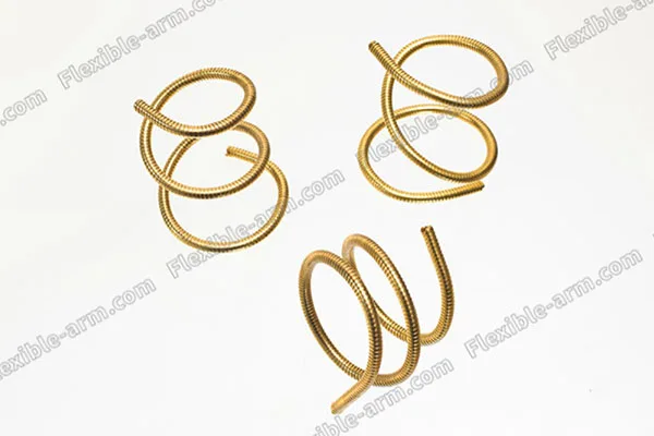 Brass Stainless Steel Flexible Gooseneck Tubing material and finish detail for custom gooseneck tubing