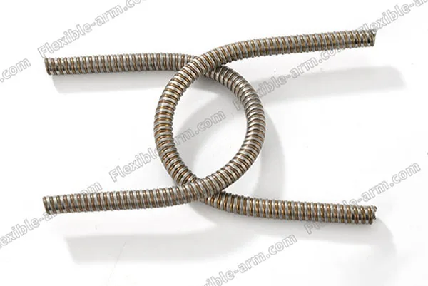 Brass Stainless Steel Flexible Metal Tube 3 material and finish detail for custom gooseneck tubing