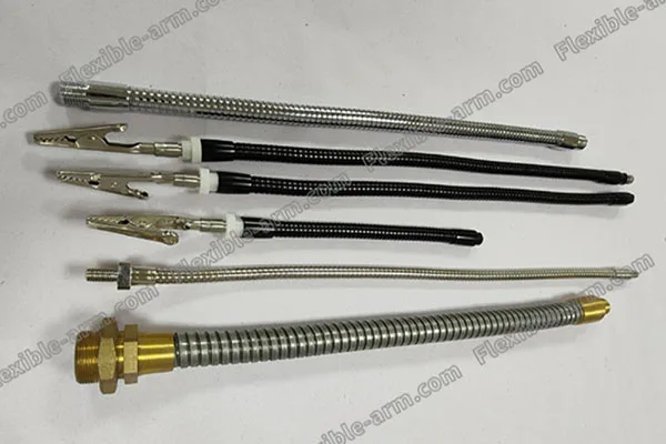Brass steel flexible gooseneck arm with durable bendable construction