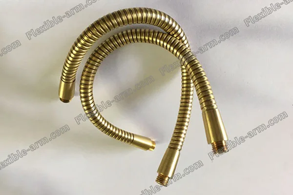 Custom metal flexible gooseneck tubing with protective finish options