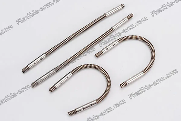Brass steel flexible gooseneck tubing for lamp and mounting projects