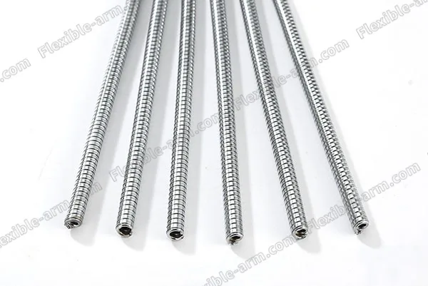 chrome plating gooseneck microphone using chrome plated gooseneck tubing and arm assemblies