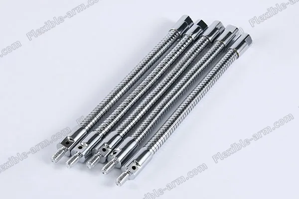 Chrome plated flexible arm for custom OEM mounting applications
