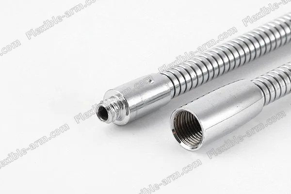 Chrome Plating Flexible Gooseneck Arm 4 material and finish detail for custom gooseneck tubing