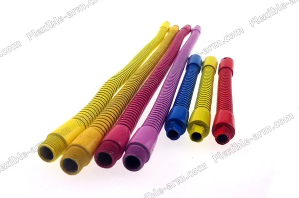 Color Painted Flex Arms 6 material and finish detail for custom gooseneck tubing