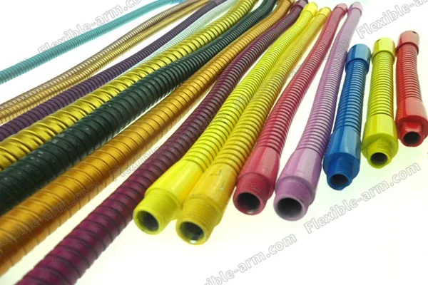 color painted flexible gooseneck tubing for custom OEM projects