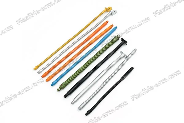 Color painted lighting support arms using Color painted flexible arms