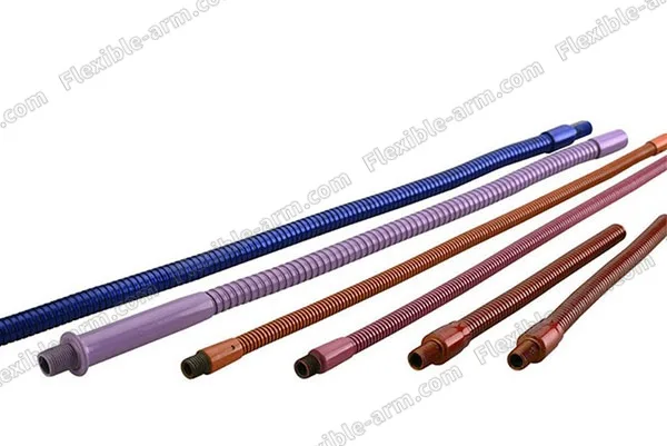 Color Painted Lighting Support Flexible Arms 1 material and finish detail for custom gooseneck tubing