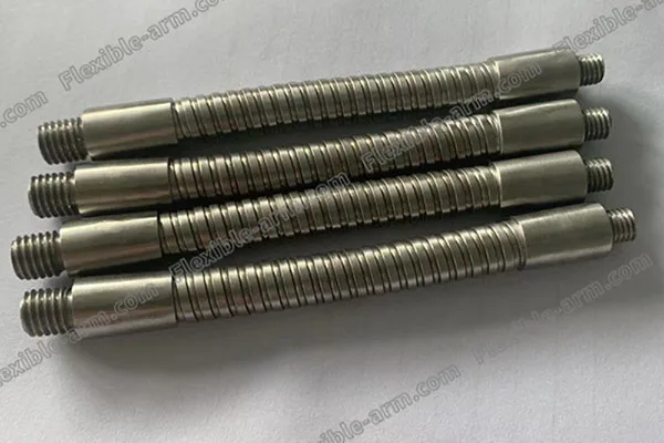 Stainless Steel Gooseneck Arm 4 material and finish detail for custom gooseneck tubing