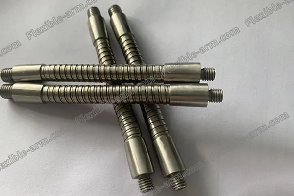 Stainless Steel Gooseneck Arm 5 material and finish detail for custom gooseneck tubing
