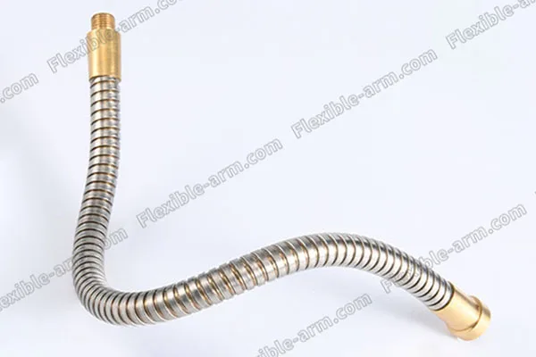 Flexible gooseneck tubing for water supply and fixture applications