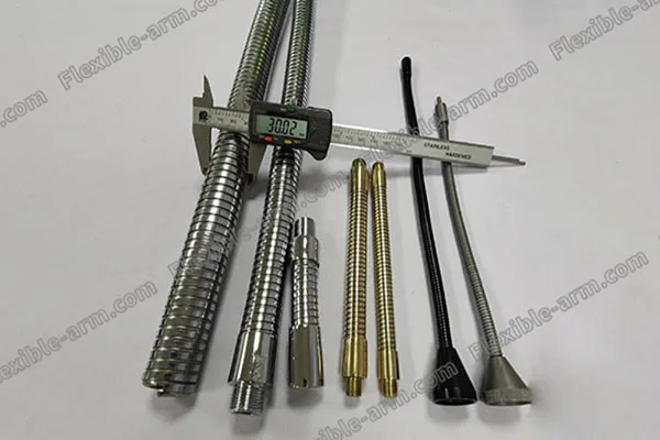 Steel Flexible Gooseneck Tubing 4 material and finish detail for custom gooseneck tubing