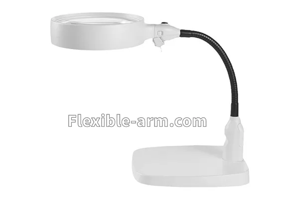 Gooseneck Magnifying Lamp With Stand product detail for OEM flexible arm and gooseneck tubing review