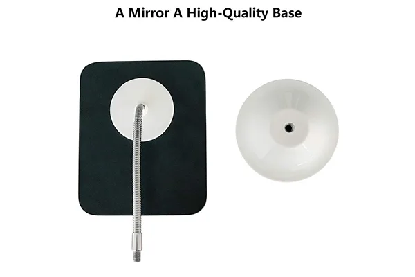 Gooseneck makeup mirror arm for OEM mirror applications