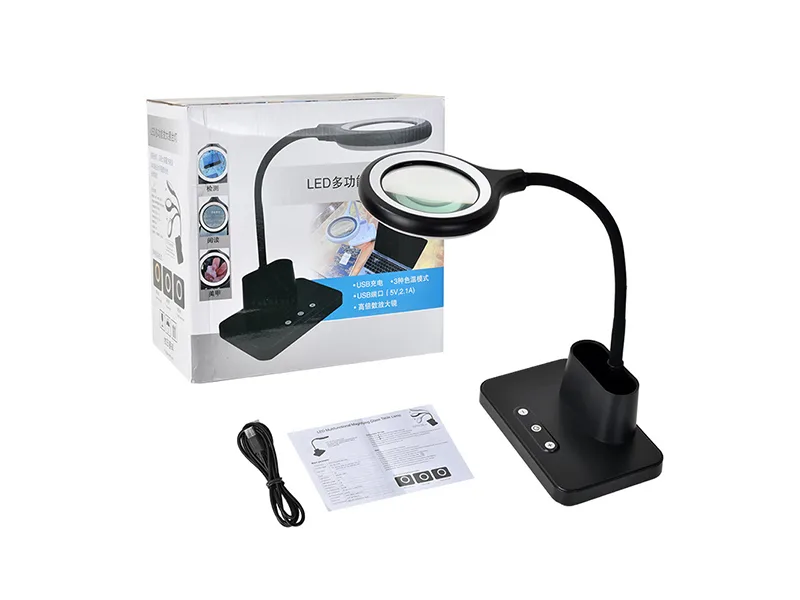 Magnifying Glass Flexible Holder Arm product detail for OEM flexible arm and gooseneck tubing review