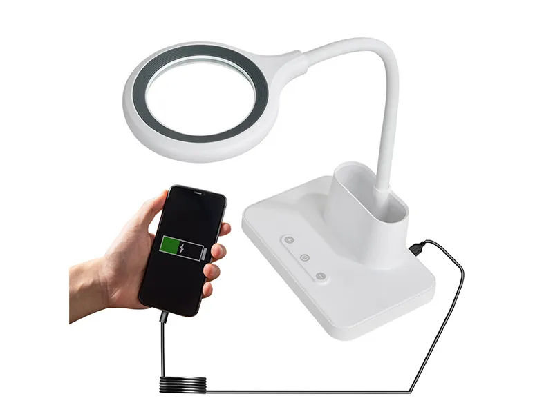 Magnifying Glass Flexible Holder product detail for OEM flexible arm and gooseneck tubing review