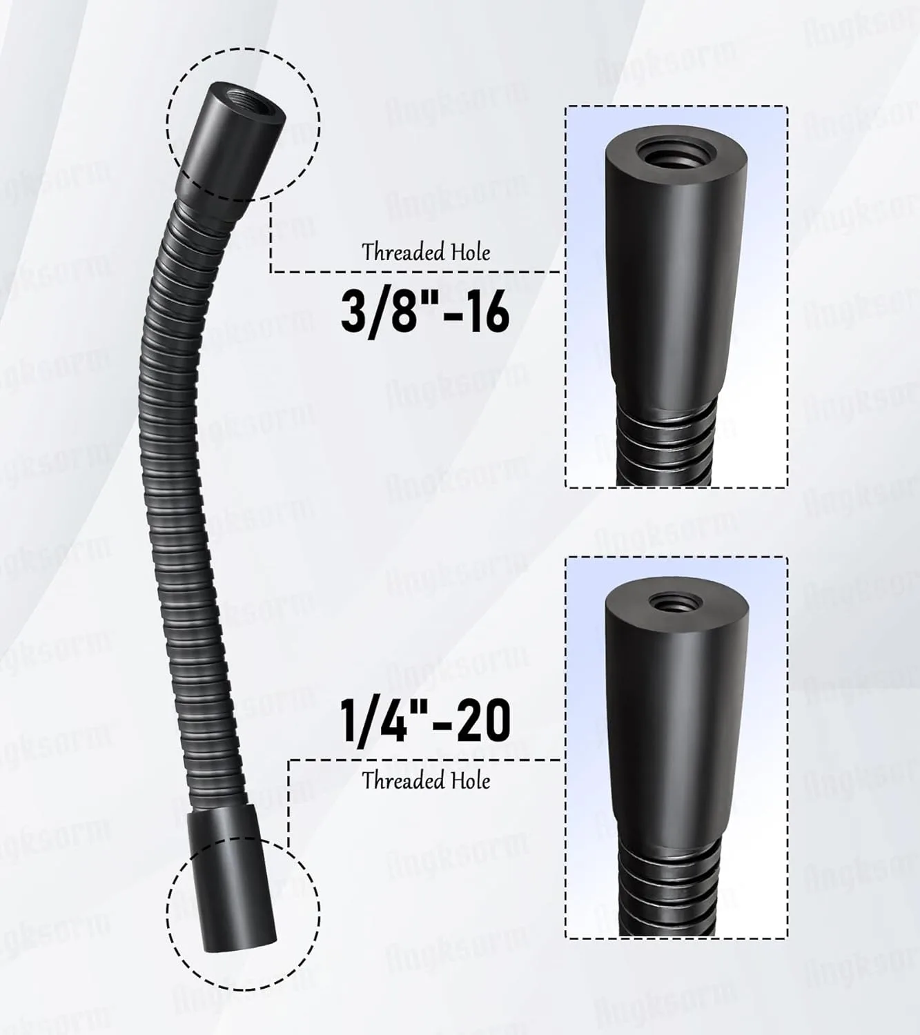 Gooseneck Metal Tubing product detail for OEM flexible arm and gooseneck tubing review