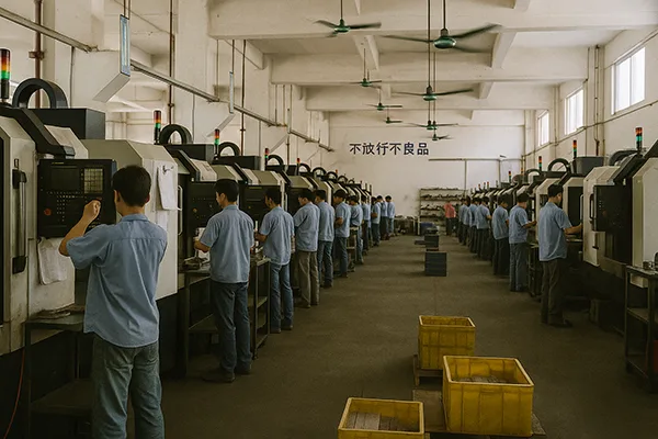 Flexible Arm manufacturing and quality inspection for custom metal components