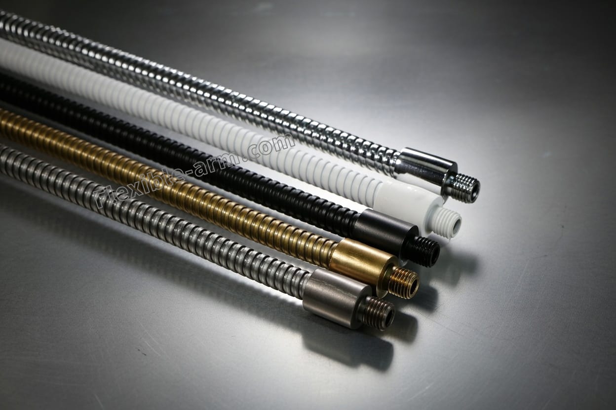 Bendable Gooseneck Tubes Multi-Finish for Custom LED Lamps